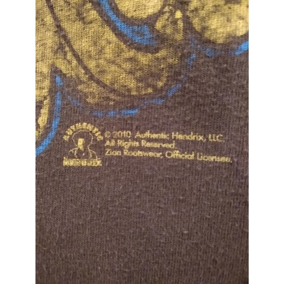 Jimi Hendrix Experience T Shirt Unisex Brown Med - Picture 2 of 4